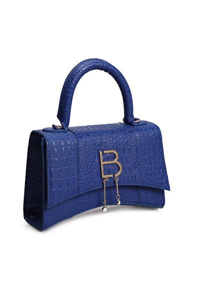 Lucky Bees Kroko Desenli Kadın El Ve Omuz Çantası