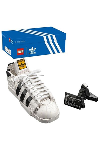 LEGO adidas Originals Superstar 10282 Production Set; Make Iconized Sneakers (731 Pieces)