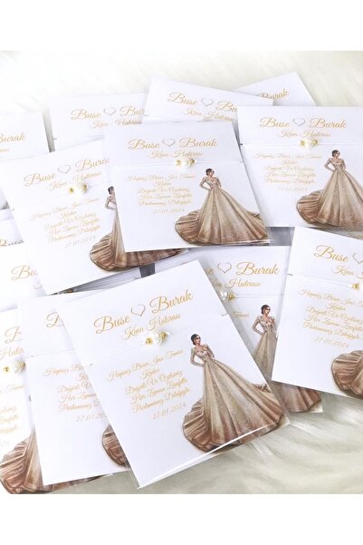 Uğur Matbaacılık (24 Ad.) Kişiye Özel Şans Bilekliği Isimli Söz Nişan Nikah Kına Hediyesi