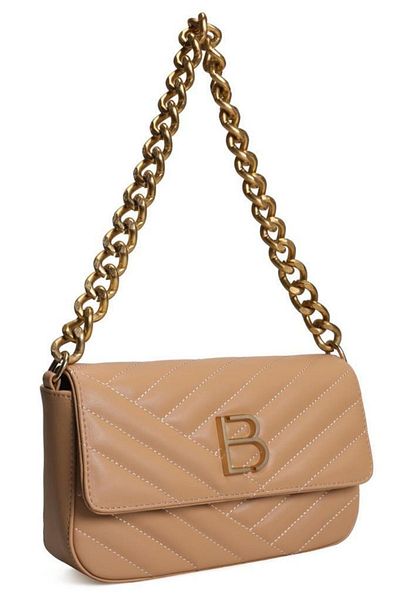 Lucky Bees Gesteppte gemusterte Hand- und Schultertasche für Damen