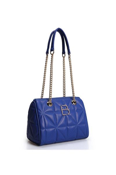 Lucky Bees Gesteppte gemusterte Hand- und Schultertasche für Damen
