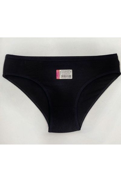 Yaldızlı Black Bikini Panties - Set of 6