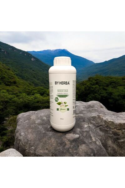 By Herba زيت تدليك مرطب ومريح بنكهة زهرة الياسمين - 1 لتر