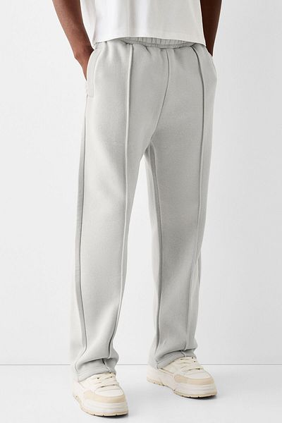 Bershka Wide Leg Cotton Pants