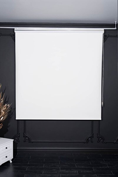 Perdejim Blackout Beyaz Güneş Geçirmez Stor Perde