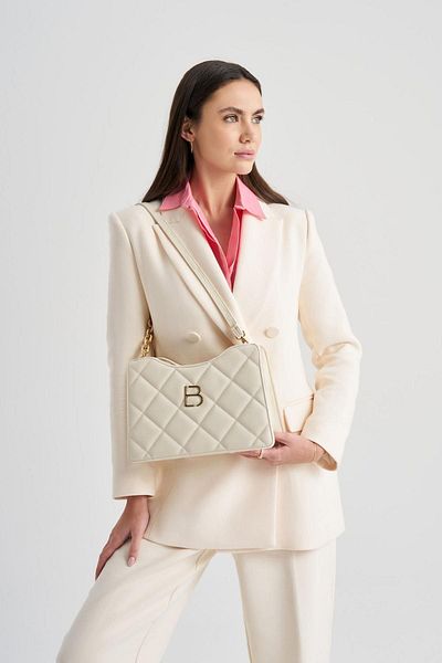 Lucky Bees Umhängetasche mit Kettendetail für Damen
