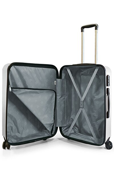 Coral High Abs Gümüş Orta Boy Valiz 16432