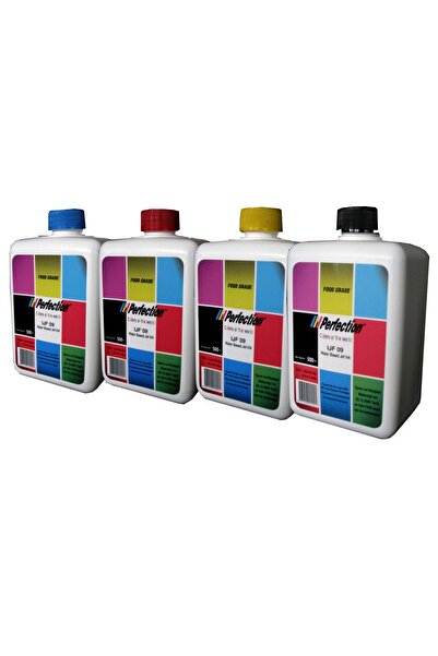 Perfection Resimli Pasta Yazıcısı Gıda Mürekkebi 4 Renk 500 ml