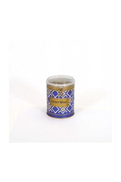 EVLE Ef082-93 Turkish Blue_swt Home Patterned Spice Bowl 0.6 Lt