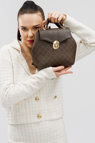 Lucky Bees Gemusterter Damenrucksack