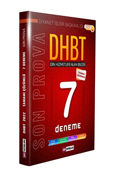 Ddy Yayınları Dhbt Son Prova Tamamı Çözümlü 7 Deneme