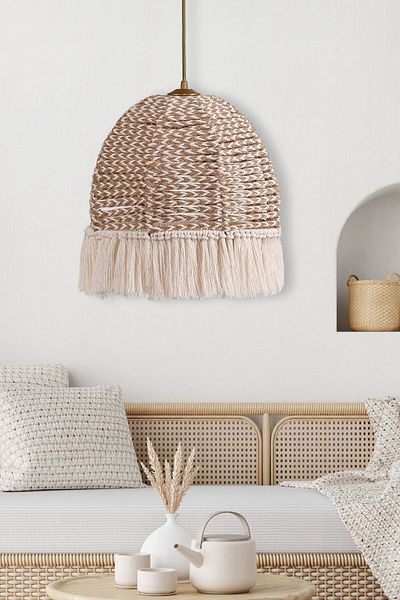 Hmydesign Delacorde Handmade Chandelier Jute Ecru Hnmd-42
