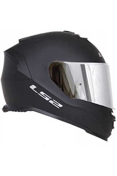 LS2 Storm 2 Mat Siyah Kapalı Motosiklet Kaskı Gri Camlı