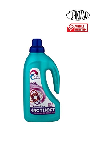 actisoft Sıvı çamaşır deterjanı ( Renkliler için ) 1500 ml