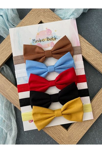 Miniko Butik Children's Bow Tie Set of 5