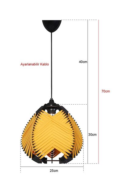 Hmydesign Lierre Pendant Lamp Chandelier Yellow