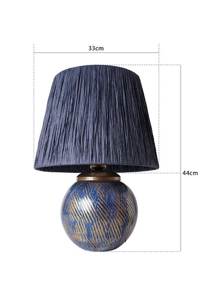 Hmydesign Framboise Handmade Ceramic Gray Lampshade