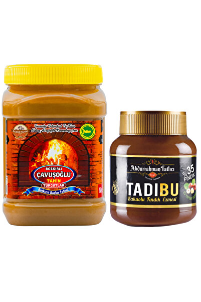 Abdurrahman Tatlıcı Tadıbu 330g + Odun Ateşinde Kepekli Bozkır Tahini 930g
