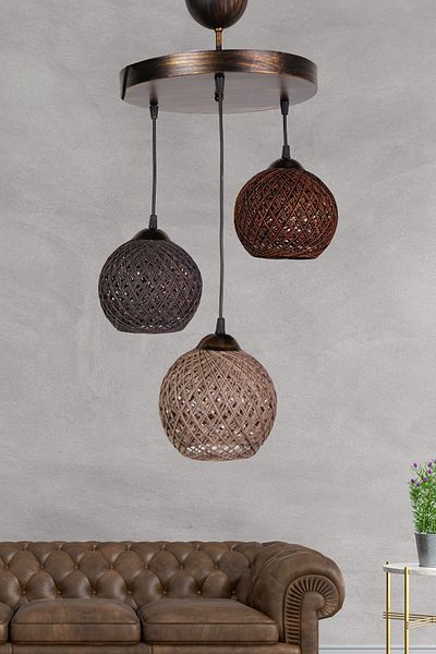 Hmydesign Crayon 3-Light Chandelier Pastel Hsra-44