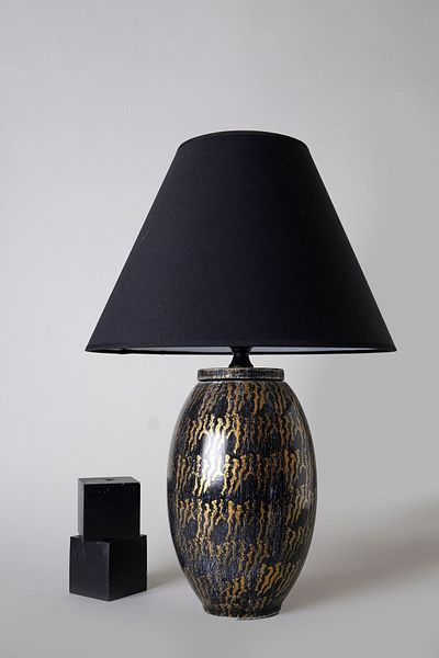 Hmydesign Black Ceramic Lampshade - Rocher Handmade