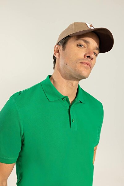 DeFacto Μπλουζάκι πόλο με κοντό μανίκι κανονική εφαρμογή - 100% βαμβάκι M7676az23sp