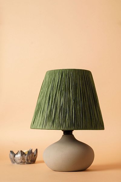 Hmydesign Green Ceramic Lampshade - Chemin Handmade