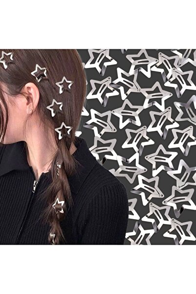 Cinderella 25 τεμάχια αστερισμένη πόρπη με επικάλυψη νικελίου Y2k Star Style