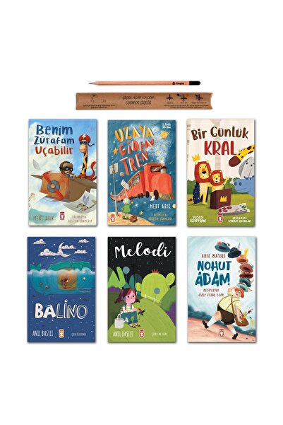 Timaş Çocuk Uzaya Giden Tren - Benim Zürafam Uçabilir - Melobi - Balino Set -...