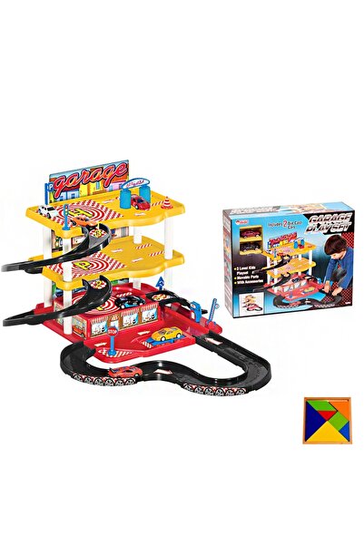 Mashotrend 3 Katlı Garaj Oyun Seti - Garaj Oyun Seti -3 Katlı Garaj Ve Araba