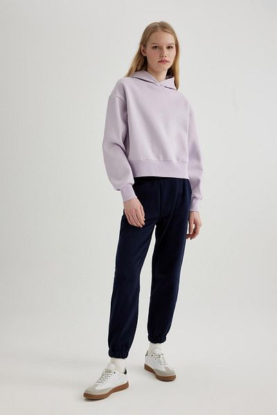 DeFacto Χοντρό Jogger Sweatpants - B1859ax24sp με τσέπες