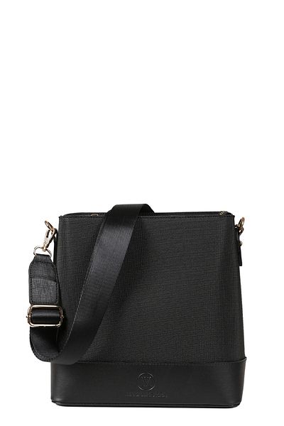 HNB Bag Women's Crossbody Shoulder Bag Madame Vera Mv011Black