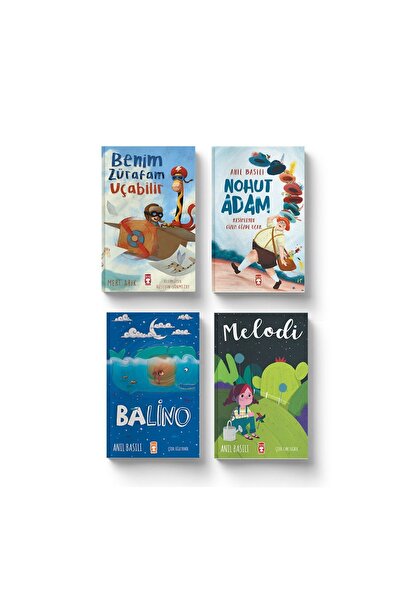 Timaş Çocuk Çocuk Tatil Kitapları Seti (4 Kitap) (melodi - Balino - Nohut Ada...