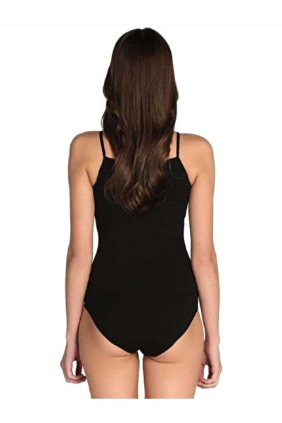 Tutku Kadın Siyah 3 Lü Paket Ip Askılı Kancalı Çıtçıt Lı Body Zıbın