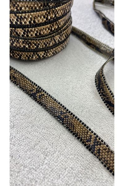 Ozpas 2m En Leopard Patterned Stoned Strip - 1.5 Cm