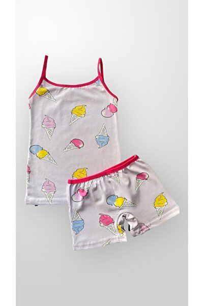 elmas kids Σετ μπόξερ εσώρουχο με βαμβακερό παγωτό για κορίτσια