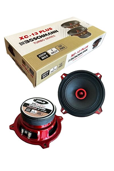 Boschmann 13 Cm 550 Watt 100 Rms Kurşun Göbek Midrange Takımı