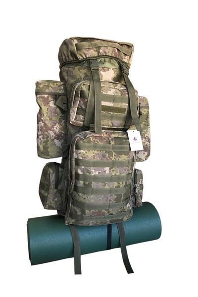 Flaş Askeri Malzeme Unisex New Camouflage Pattern 110 Liter Backpack - 100+10 Liter