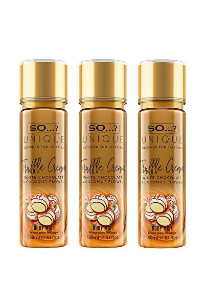 So Fragrance So…? Unique Truffle Cream Vücut Spreyi 150 ML (3'lü Set)
