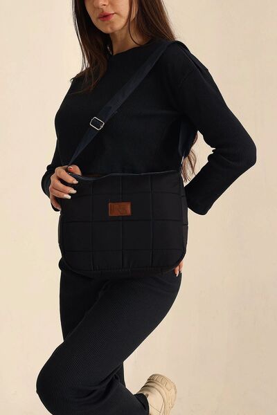 Rosmod Жіноча синя капюшонна сумка з плечовим ременем, зручна у використанні