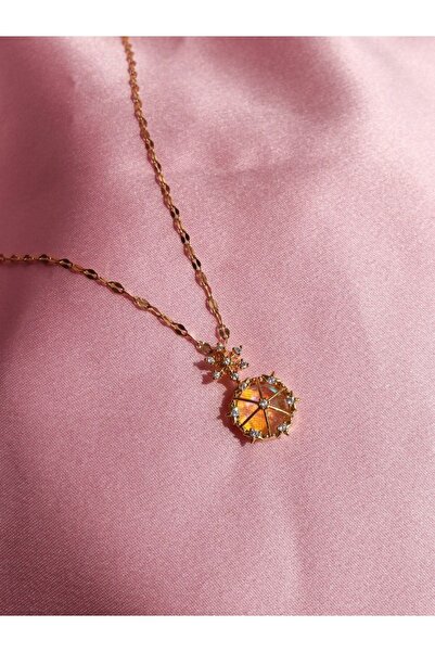 Reorah Collection Kar Tanesi Çelik Kolye