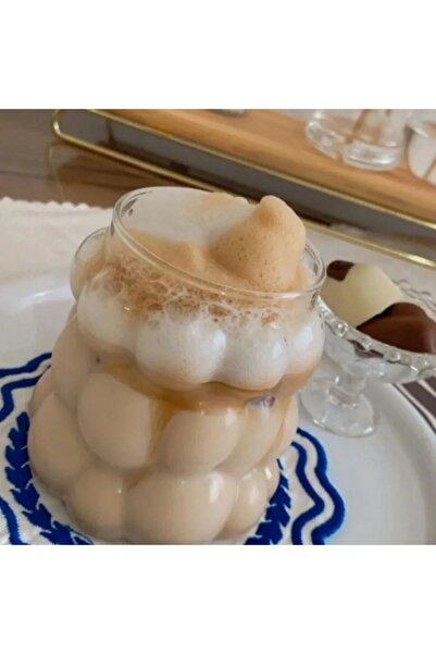 Tutkuavm ÜZÜM DESENLİ BOROSİLİKAT ISIYA DAYANIKLI CAM BARDAK