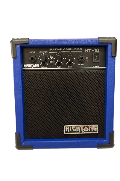High Tone MAVİ Hightone 10 Watt Elektro Gitar Combo Amfi Over Drive Kulaklık ...