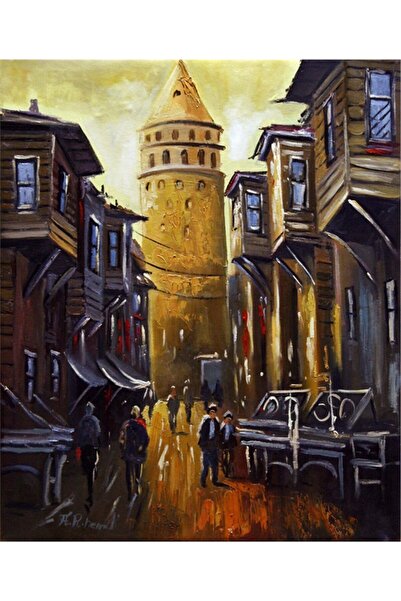 Tablosan Pictură pe pânză Turnul Galata Istanbul 20x30 Cm Kb16145 20x30 Cm