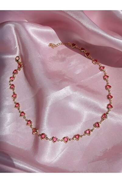 Reorah Collection Sonsuz Kalp Kolye-Pembe