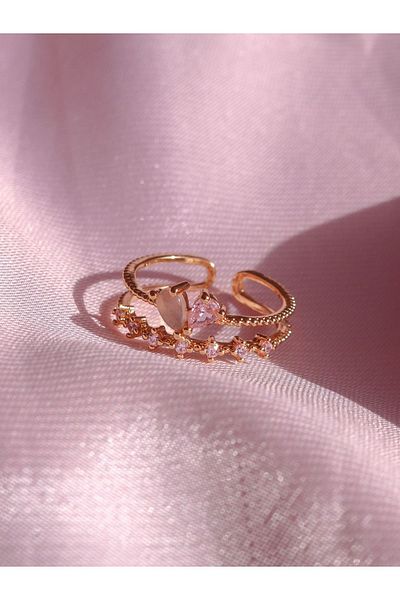 Reorah Collection Soft Minimal Pink Ring