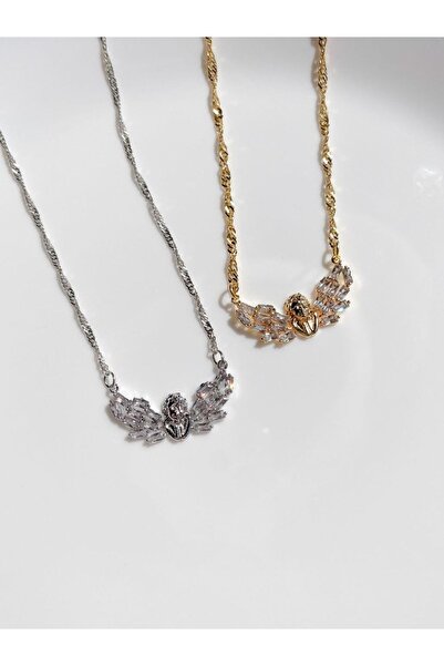 Reorah Collection قلادة الملاك من حجر الرغيف الفرنسي