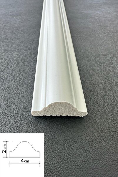 dekor yapı Dekoratif Boyanabilir 1 Adet 4 Cm Polistren Duvar Çıtası