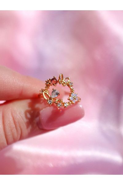 Reorah Collection Minimal Garden Ring