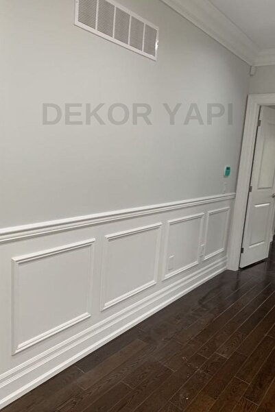 dekor yapı Dekoratif Boyanabilir 2,5 Cm Duvar Çıtası Kesimli Hazır Paket