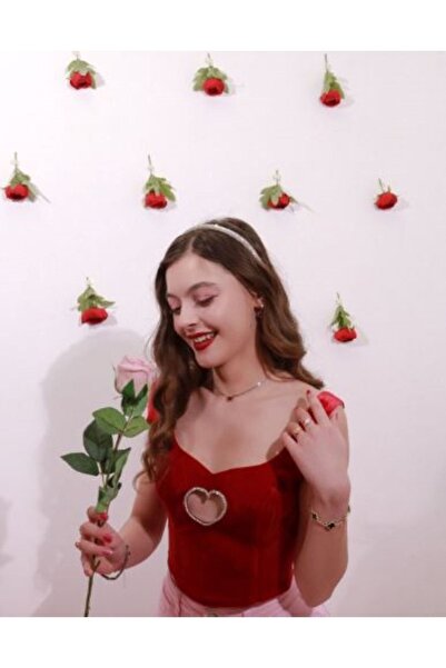 Reorah Collection Rochie romantică - roșie